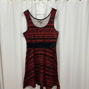 Stylish tribal print Sleeveless Dress